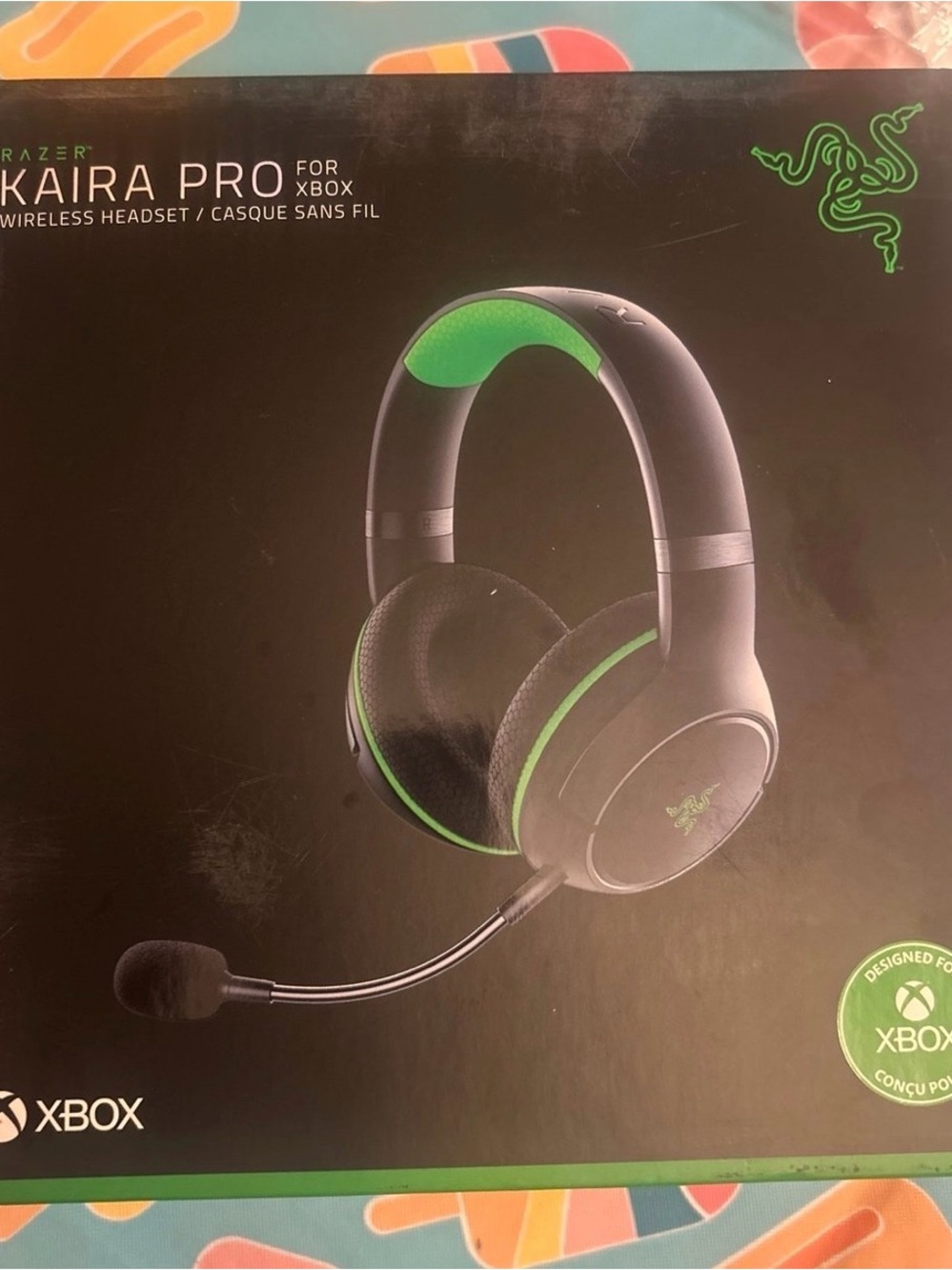 Razer Kaira Pro Wireless Headset in Black & Green Accents